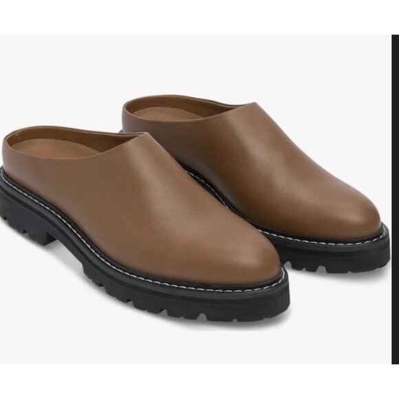 Jenni Kayne Leather Lug Mule NWOB Size 38 Color Canyon - Picture 3 of 8